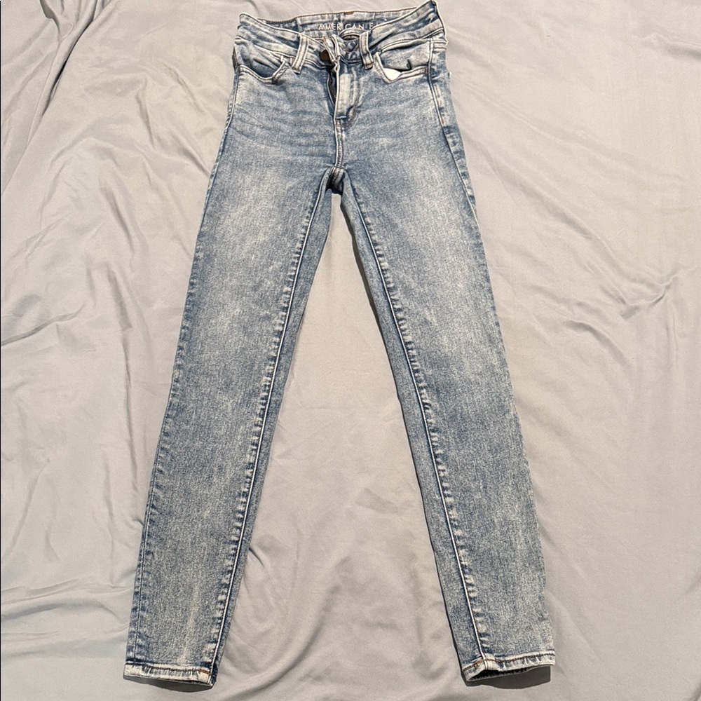 American Eagle Outfitters Light Blue Jeans Next level stretch